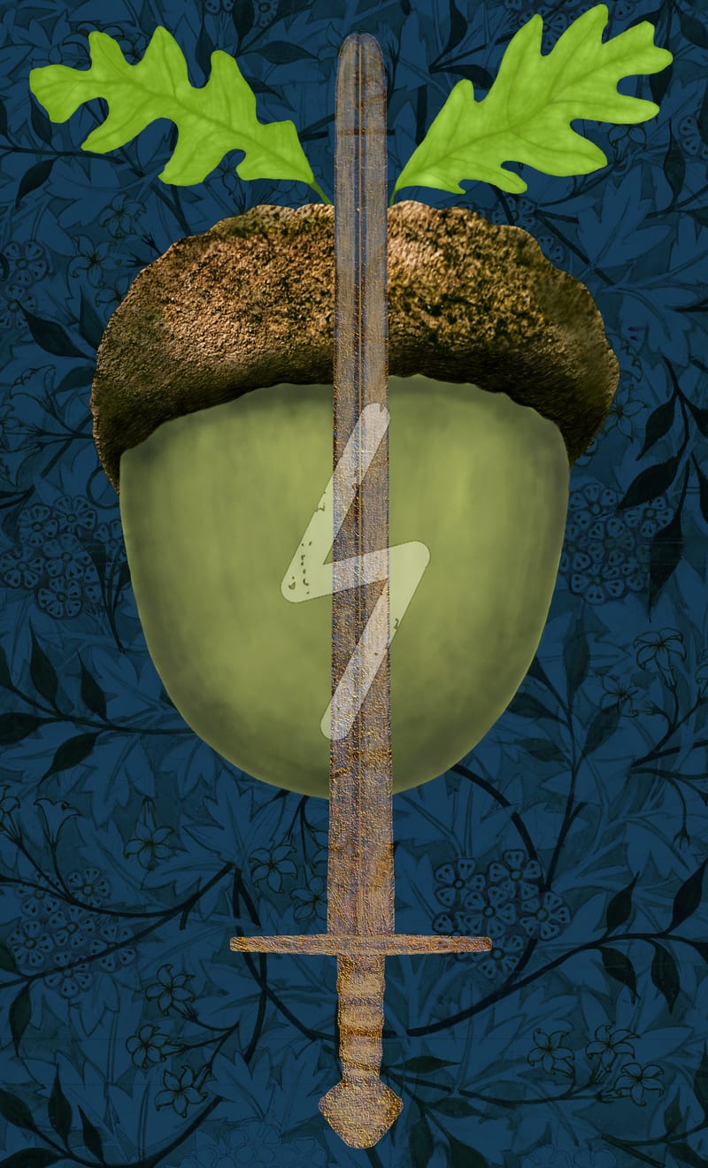 Ace of Swords - Oak