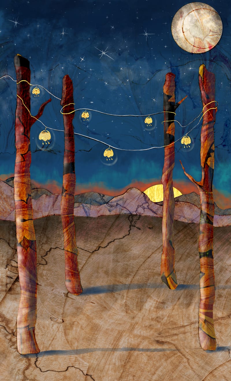Four of Wands - Rowan