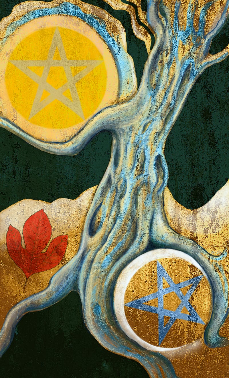 Two of Pentacles - Sassafras