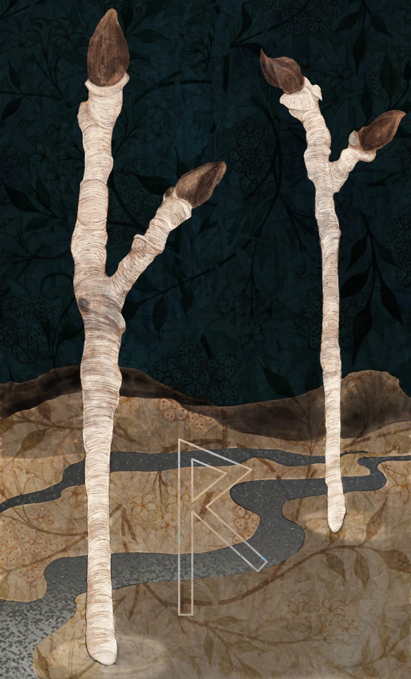 Two of Wands - Rowan
